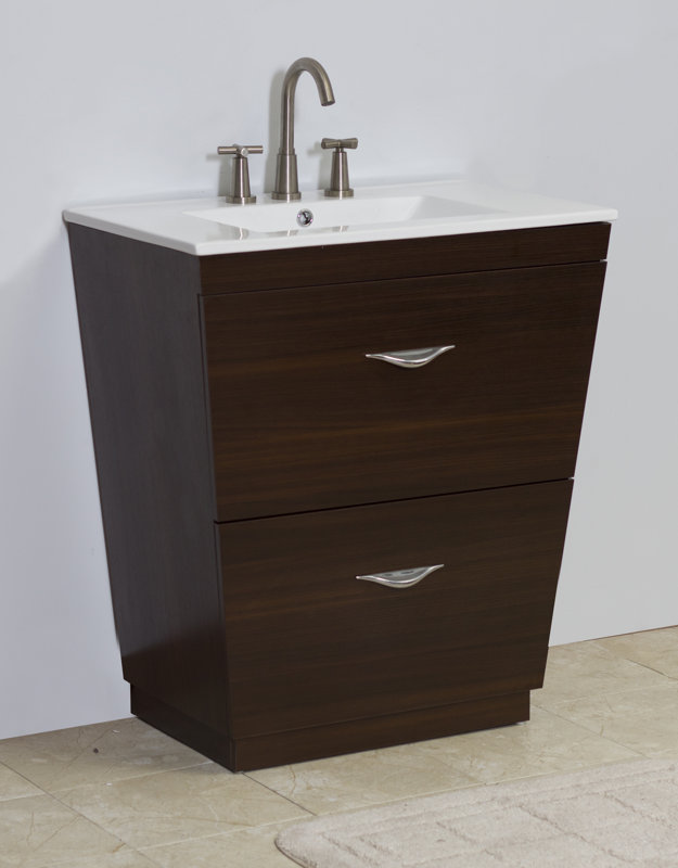 American Imaginations 30" Single Modern Bathroom Vanity Set & Reviews Wayfair